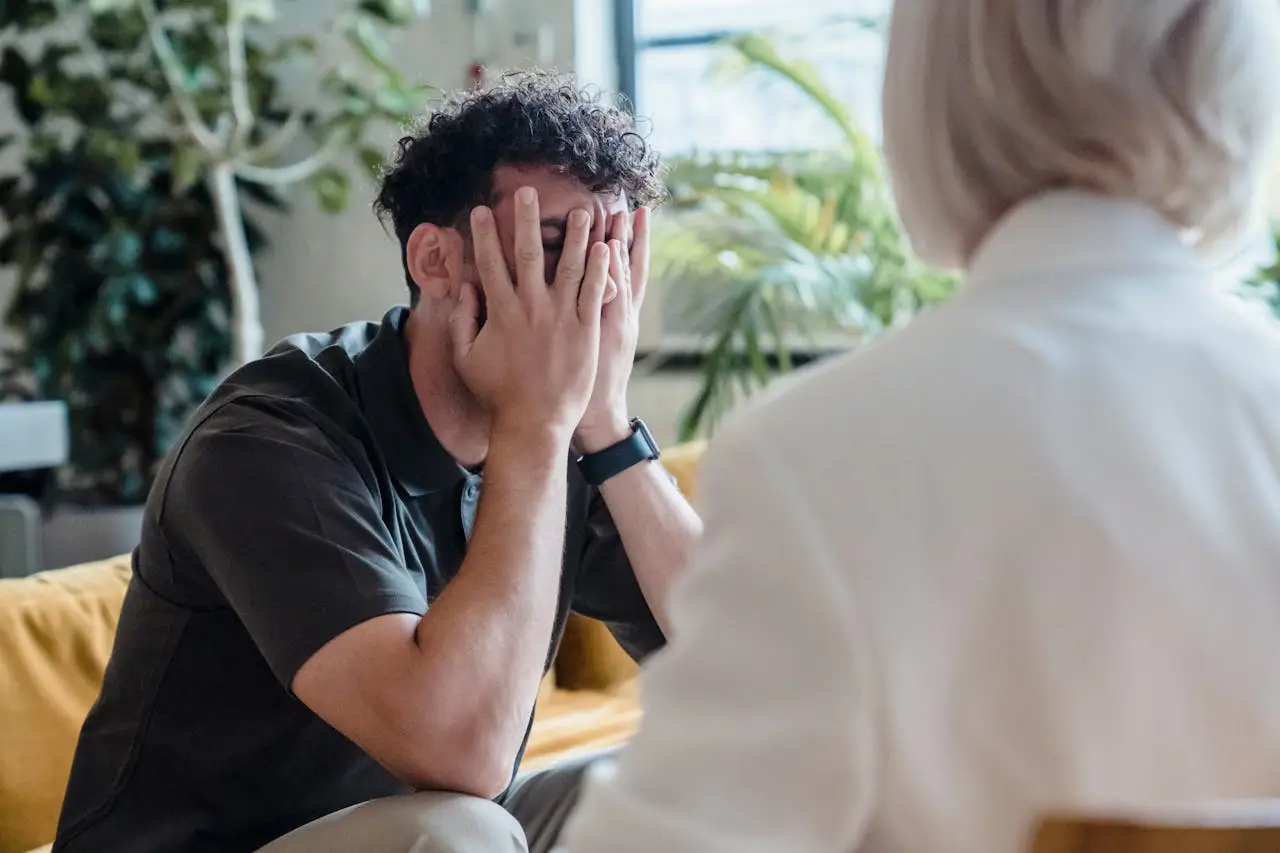 Australia divorce checklist. Woman fiddling with wedding ring.