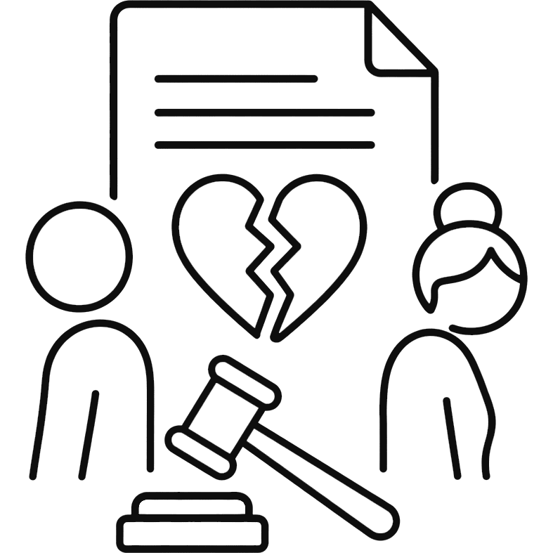 divorce lawyer icon