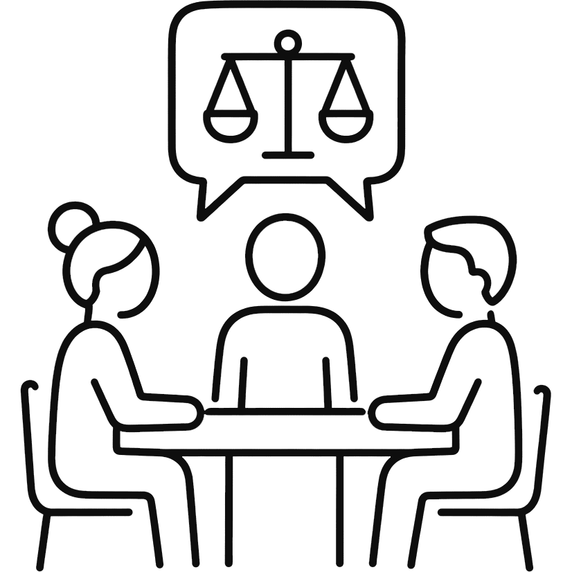 same sex divorce icon